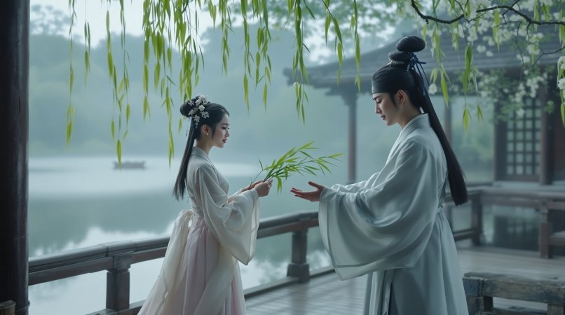 折柳送别时 - 久久影视高清吻戏片段封面